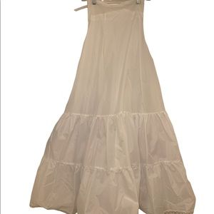Petticoat skirt, white